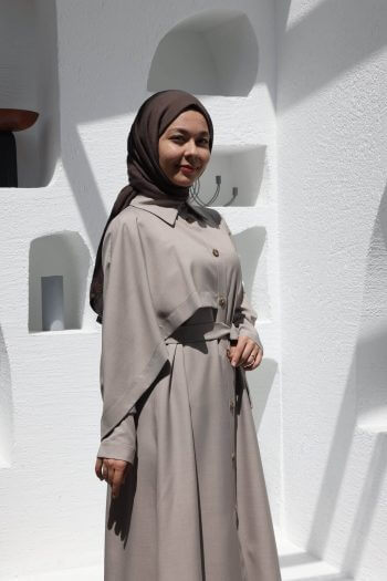 Linen Trenç Gömlek Taş