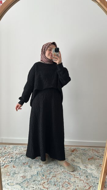 Bürümcük Takım Siyah