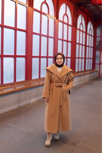 Astarlı Bloom Kaban Camel